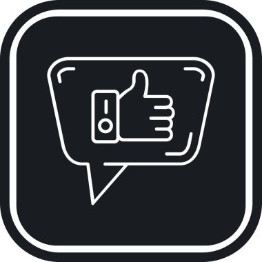 Modern simgenin vektör illüstrasyonu