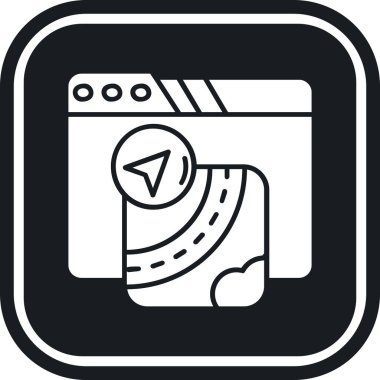 seo modern simgesinin vektör illüstrasyonu