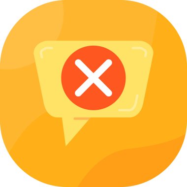 Hata vektörü düz renk simgesi