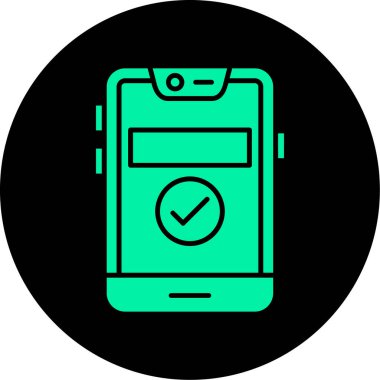 Vektör Mobil simge illüstrasyonu