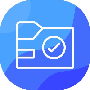 Belge. Web simgesi basit illüstrasyon