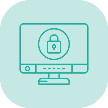 Kolayca düzenleyebilen veya düzenleyebilen Bilgisayar Vektörü simgesi