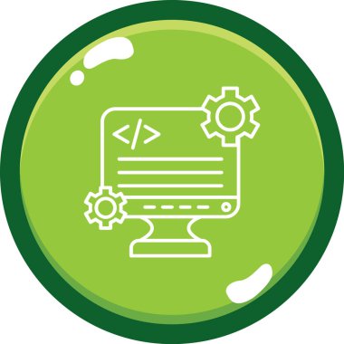 bilgisayar vektör illüstrasyonu