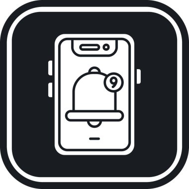 telefon simgesi, vektör illüstrasyonu