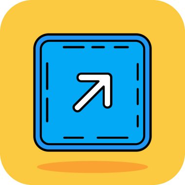 ok simgesi vektör illüstrasyonu