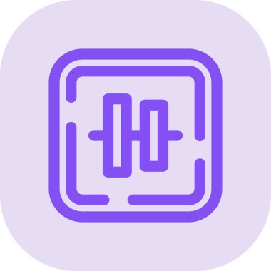 Müzik simgesi vektör illüstrasyonu