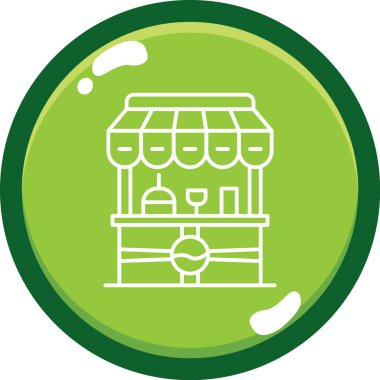 Gıda simgesinin vektör illüstrasyonu