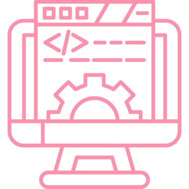 Kodlama geliştirme simgesi