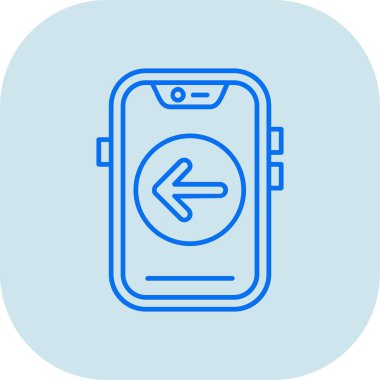 Akıllı saat simgesine sahip akıllı telefon, vektör illüstrasyonu