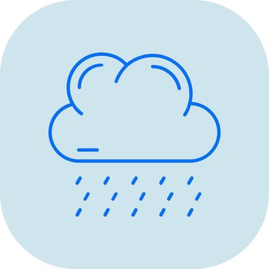 Bulut. Web simgesi basit tasarım