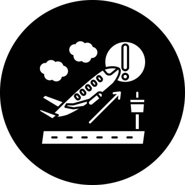 Hava İHA simgesi vektör çizimi