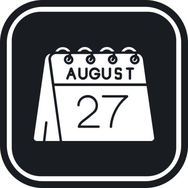 Ağustos kabartma vektörü, simge