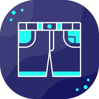 pantolon simgesi vektör illüstrasyonu