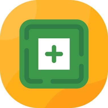 Modern bir simgenin vektör illüstrasyonu