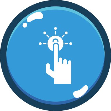 Modern ikon susuzluğunun vektör çizimi