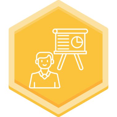 iş yönetimi simgesi, vektör illüstrasyonu