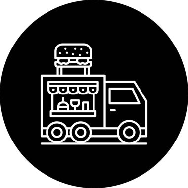 Gıda simgesinin vektör illüstrasyonu