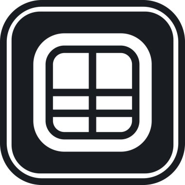 Kredi kartı ikonu. vektör illüstrasyonu