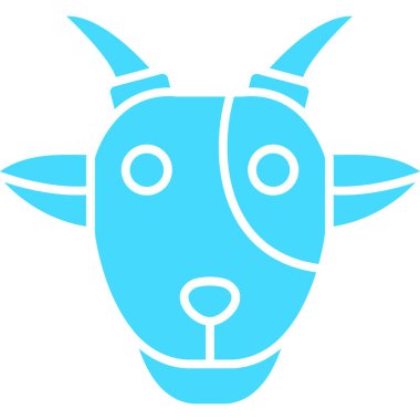 İnek. Web simgesi basit illüstrasyon