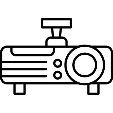 kamera simgesi vektör illüstrasyonu