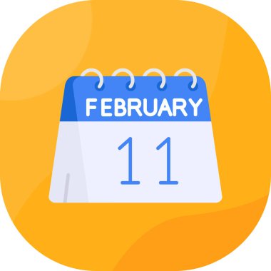 Takvim simgesi vektör illüstrasyonu