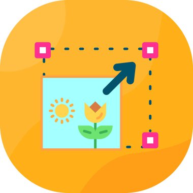 kamera fotoğraf simgesi düz tasarım