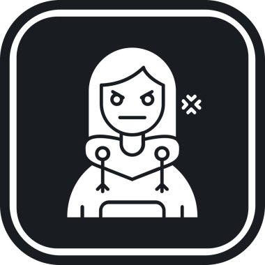 Bir Cadılar Bayramı simgesinin vektör illüstrasyonu