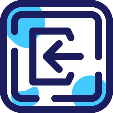 Yön ok simgesi, vektör illüstrasyonu