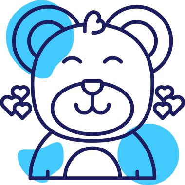 Sevimli ayı. Basit tasarım