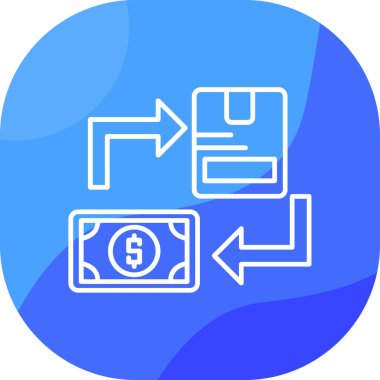 para değişimi vektör simgesi