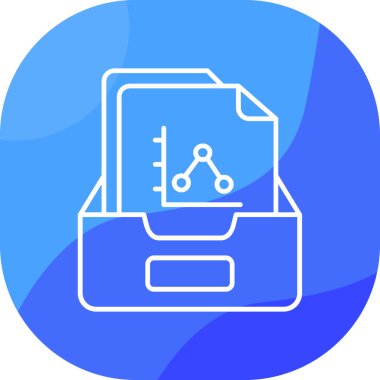 belge simgesi vektör illüstrasyonu