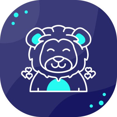 Moda tarzında izole edilmiş domuz simgesi