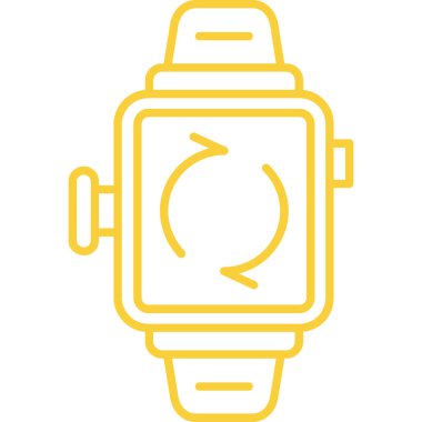 İzle. Web simgesi basit illüstrasyon