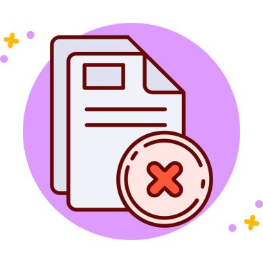 Belge simgesi tasarım vektörü