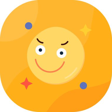 Düz biçimli emoji simgesi