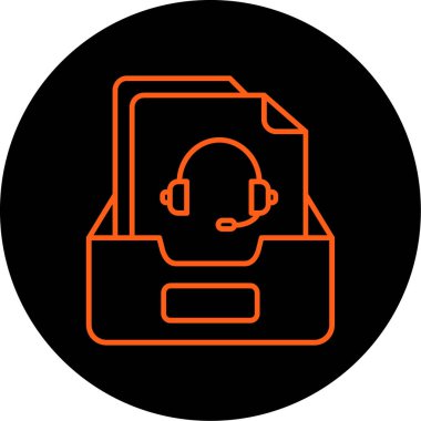 Bir insan simgesinin vektör illüstrasyonu