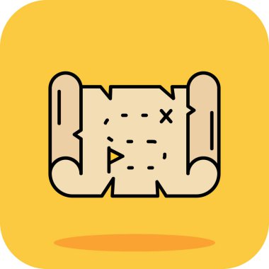 Harita gezinme yönü simgesi - taslak biçimi