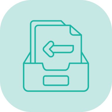 soyut arkaplanda dizin simgesi izole edildi