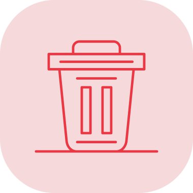 vektör çöp kutusu resimleme tasarımı