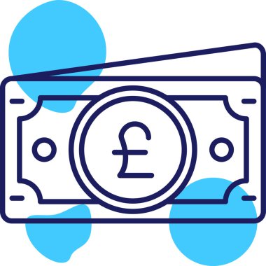 pound para vektör simgesi