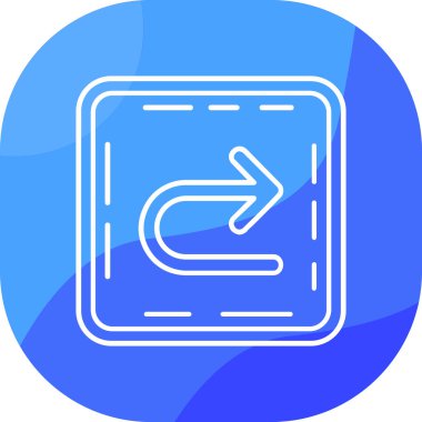 Ok. Web simgesi basit illüstrasyon