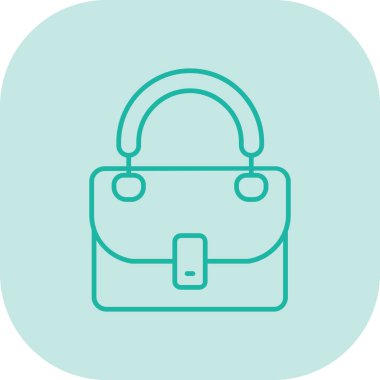 el çantası simgesi vektör illüstrasyonu