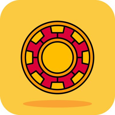 Yaşam şamandırası simgesinin vektör çizimi