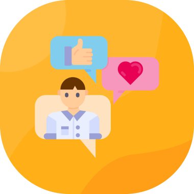 Çağrı merkezi. Web simgesi basit illüstrasyon