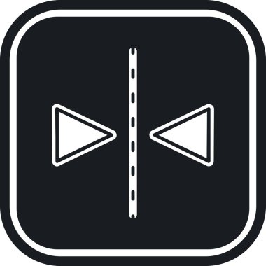 ok Simgesi Soyut Arkaplanda İzole Edildi