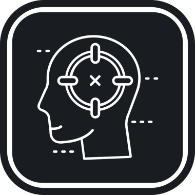 Beyni olan insan kafası.