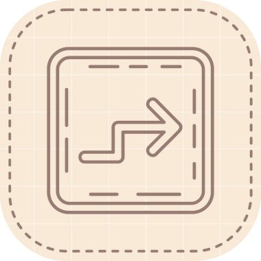 ok simgesinin vektör illüstrasyonu