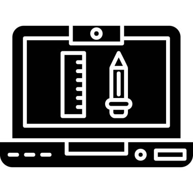 kalem simgesi vektör illüstrasyonu