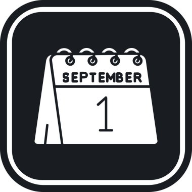 Takvim simgesi vektör illüstrasyonu