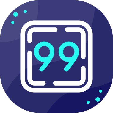 Modern bir simgenin vektör illüstrasyonu